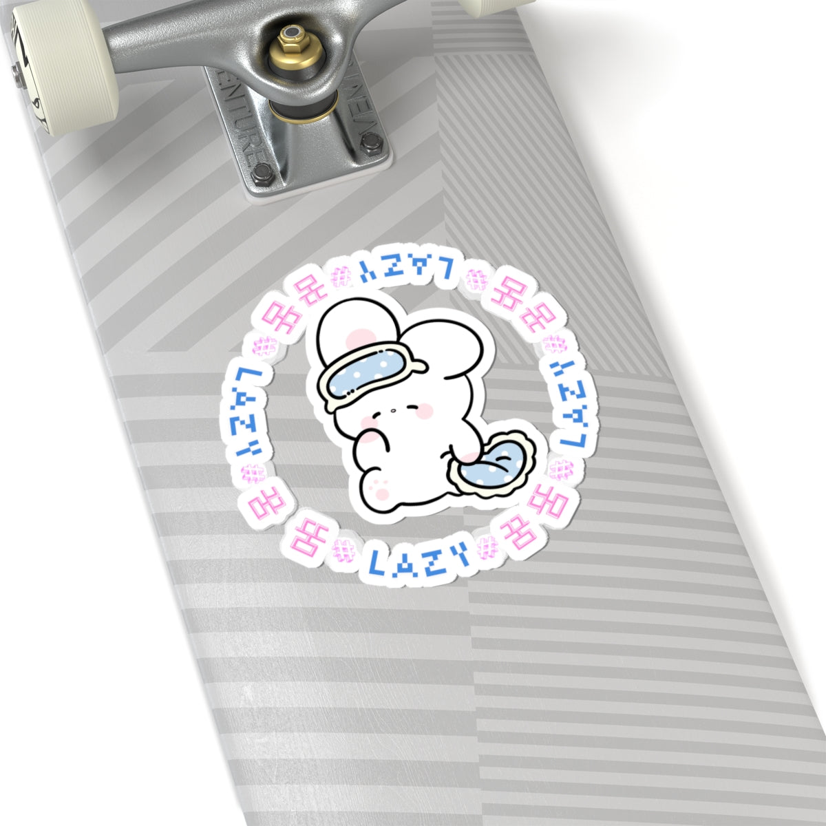 Cute Lazy (꿈) Bunny Dreamerz Kiss-Cut Stickers