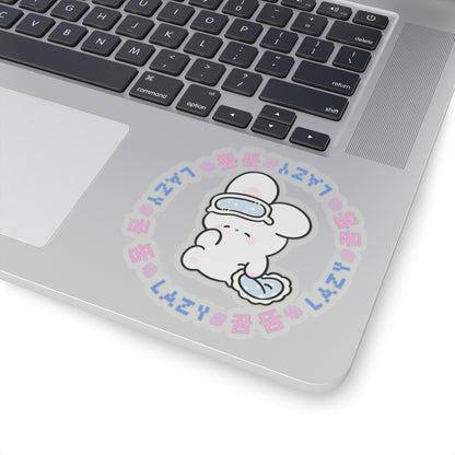 Cute Lazy (꿈)  Bunny Dreamerz Kiss-Cut Stickers