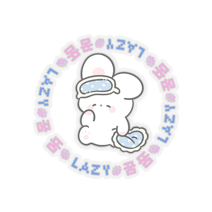 Cute Lazy (꿈)  Bunny Dreamerz Kiss-Cut Stickers